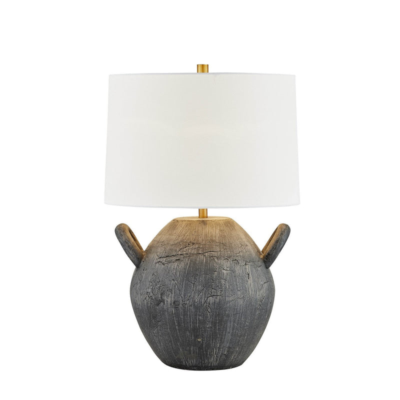 Forty West - 725124 - One Light Table Lamp - Dean - Black