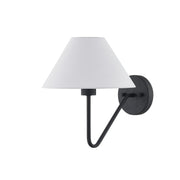 Forty West - 72586 - One Light Wall Sconce - Rowan - Matte Black