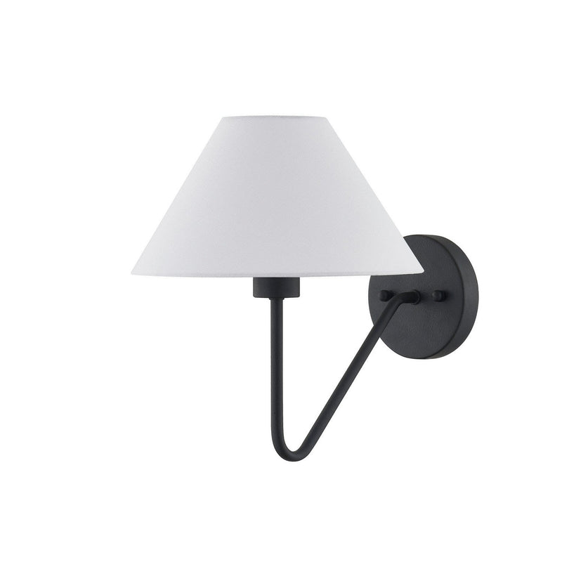 Forty West - 72586 - One Light Wall Sconce - Rowan - Matte Black