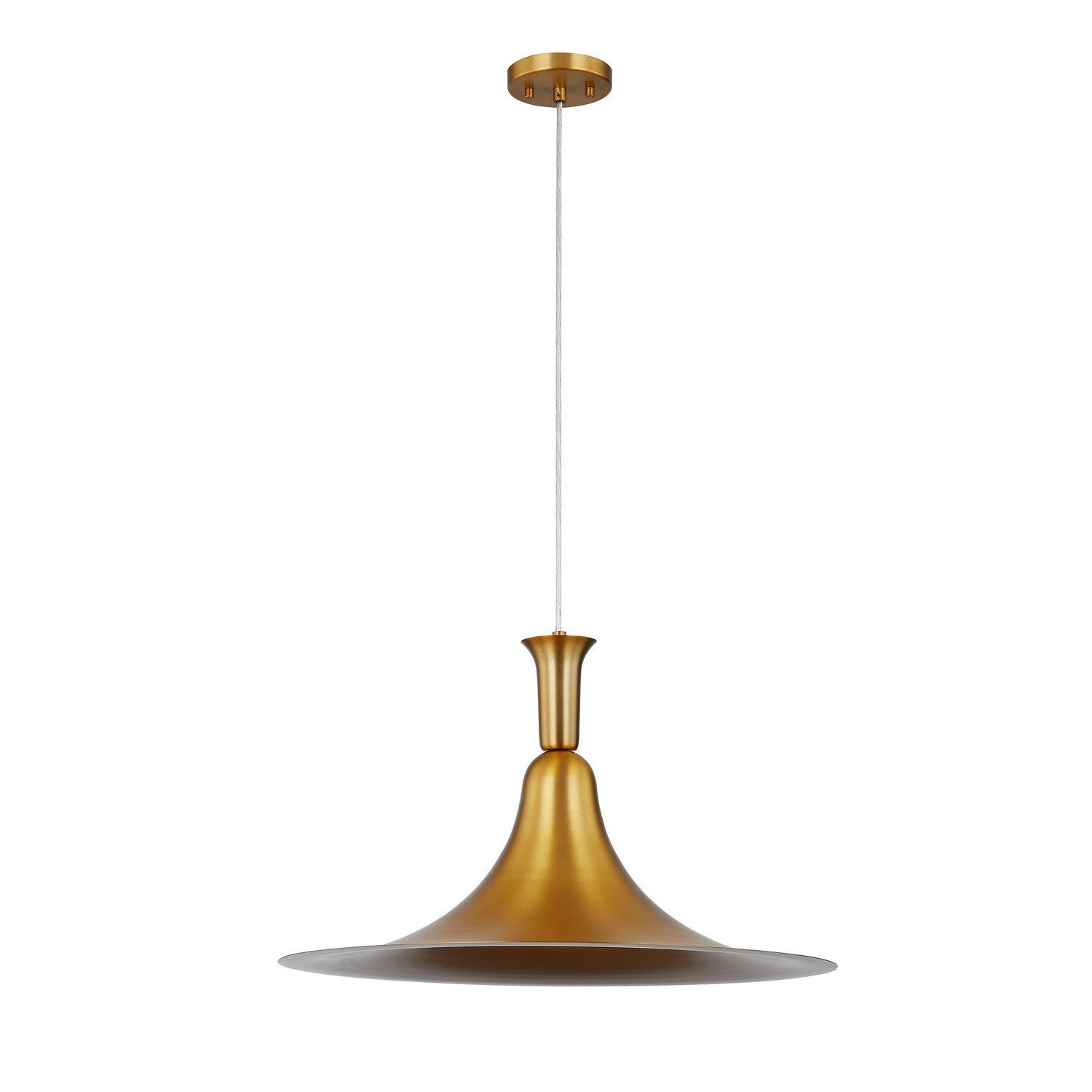 Forty West - 75004 - One Light Pendant - Olive - Gold