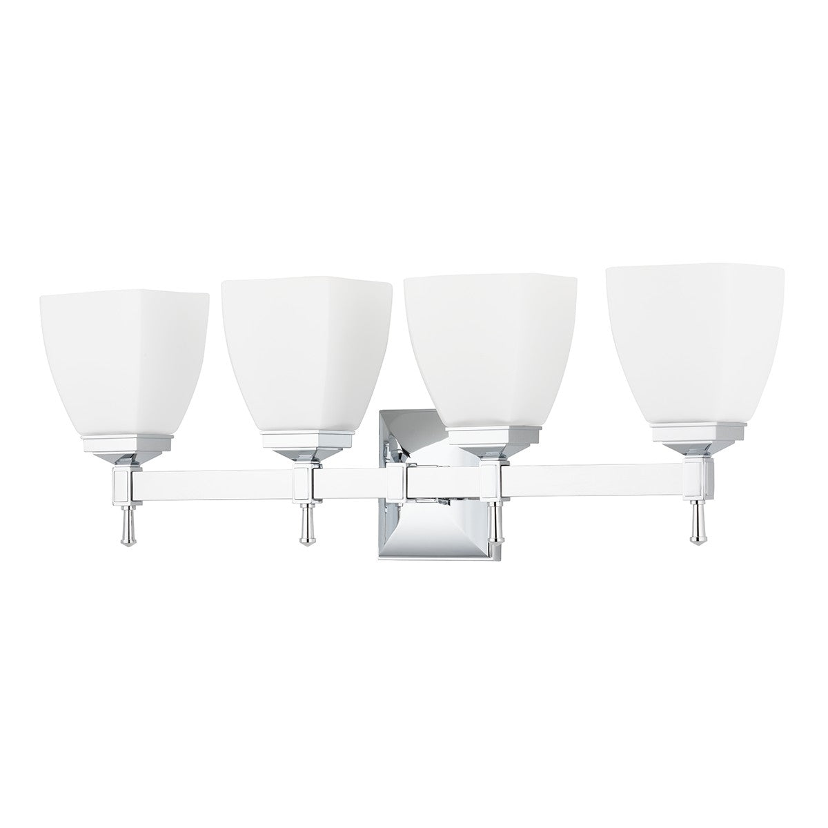 Hudson Valley - 654-PC - Four Light Bath Bracket - Kent - Polished Chrome