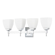 Hudson Valley - 654-PC - Four Light Bath Bracket - Kent - Polished Chrome