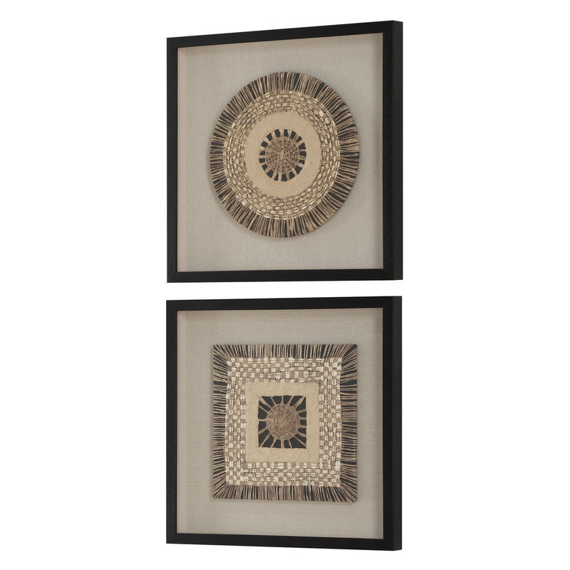 Uttermost - 04367 - Box, S/2 - Intertwine - Satin Black