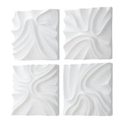 Uttermost - 04368 - Wall Decor, S/4 - Snowdrift - White