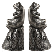Uttermost - 18150 - Bookends, S/2 - Daydreaming Bird - Lightly Antiqued Silver