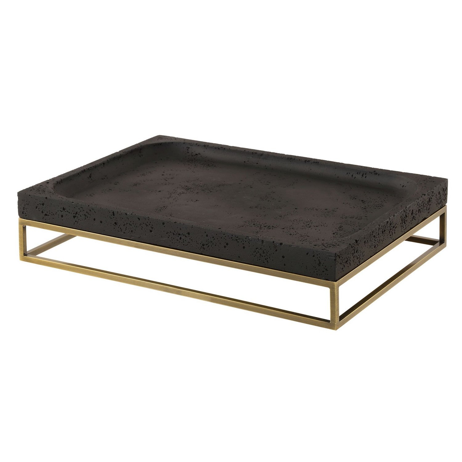 Uttermost - 18161 - Tray - Shadowstone - Antiqued Brass