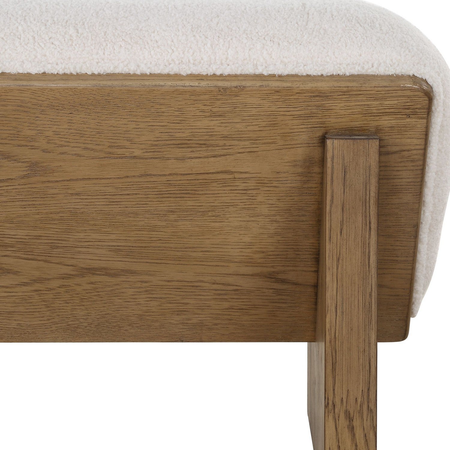 Uttermost - 23806 - Bench - Wedged - Soft Ivory