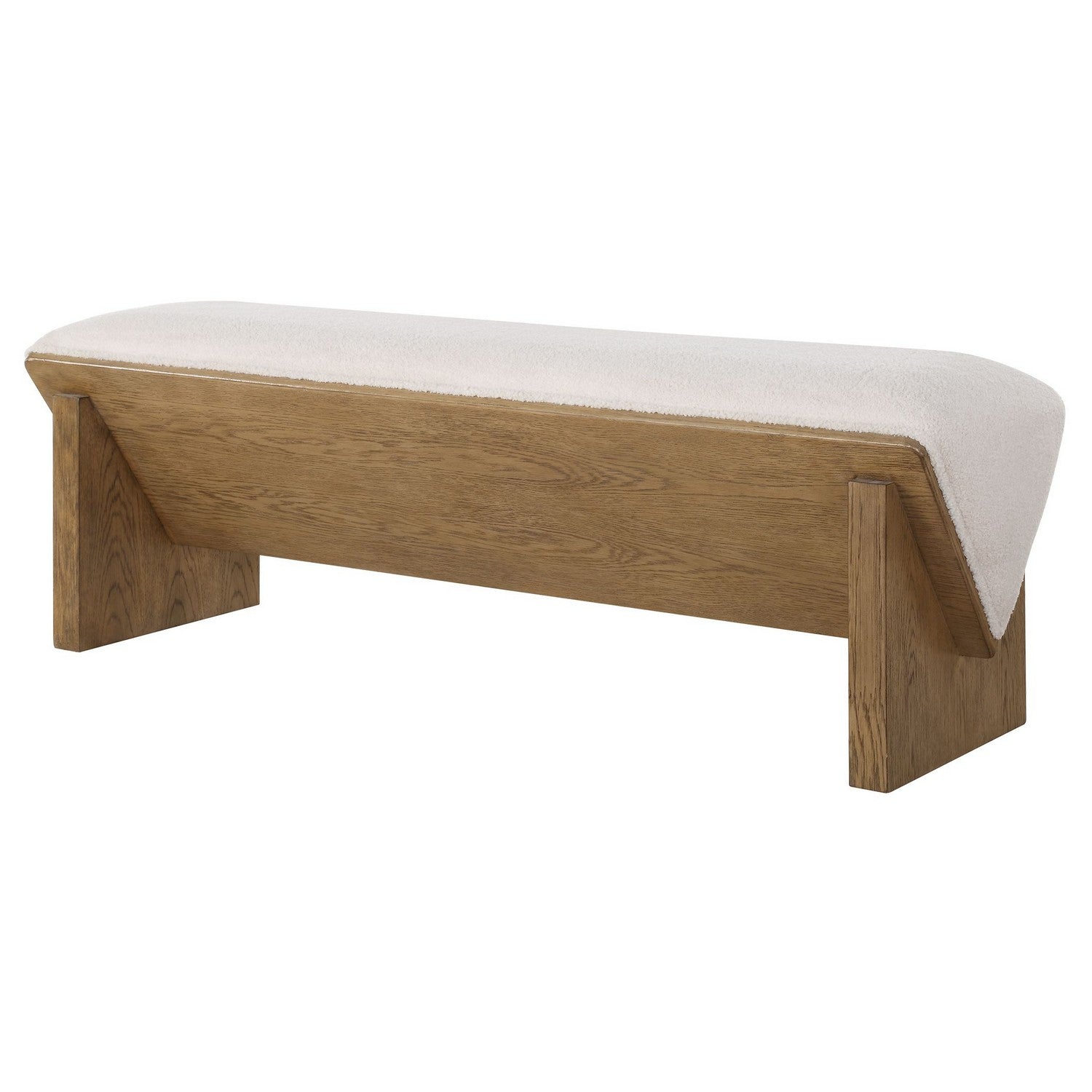 Uttermost - 23806 - Bench - Wedged - Soft Ivory