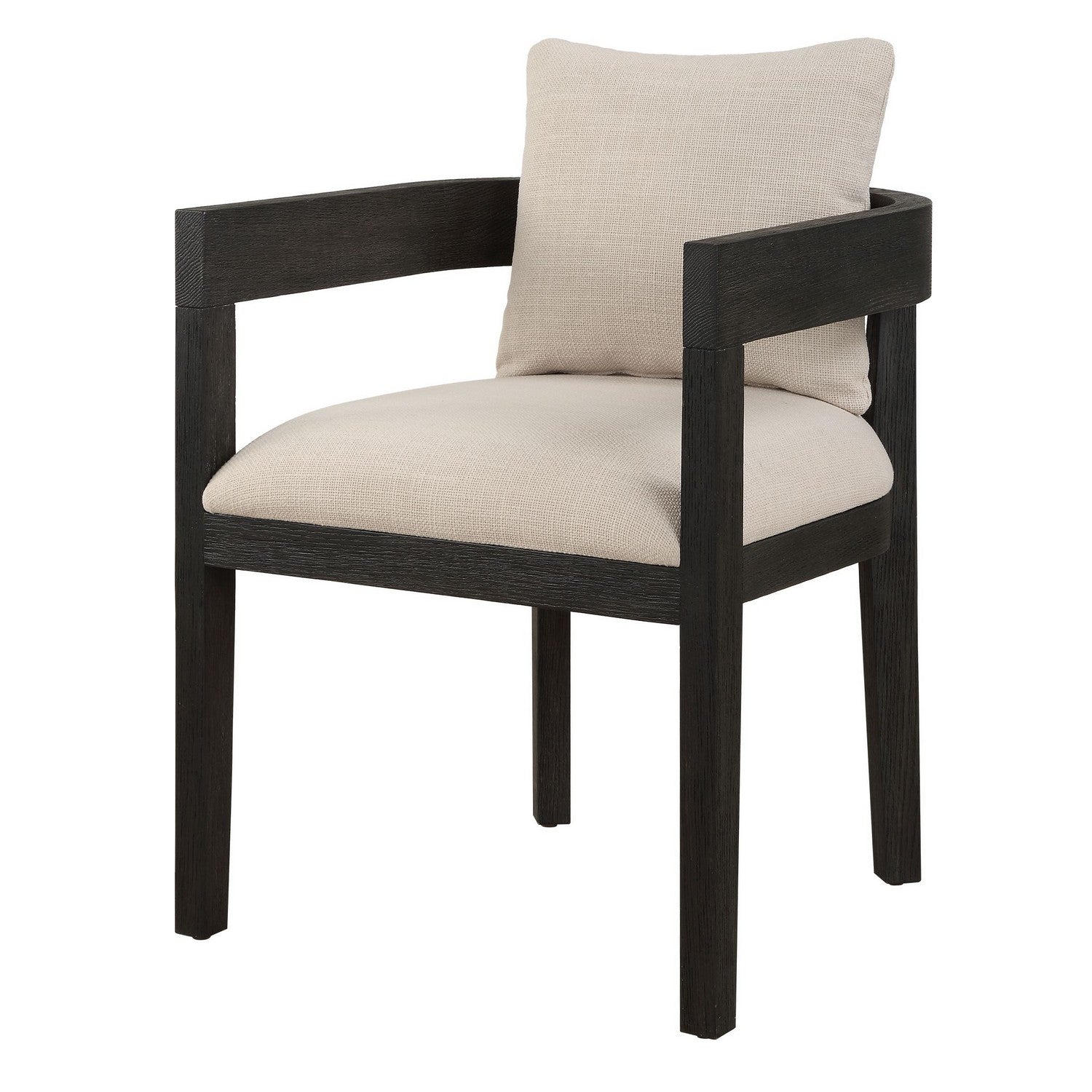 Uttermost - 23816 - Dining Chair - Balboa - Oak In A Rich Ebony Stain