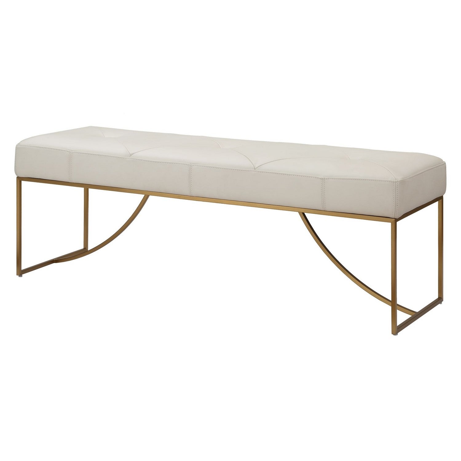 Uttermost - 23843 - Bench - Swale - Brushed Brass