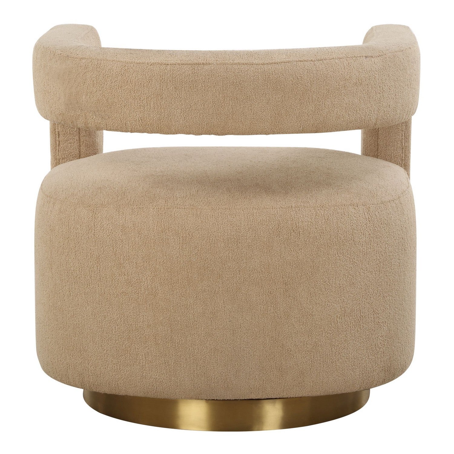 Uttermost - 23850 - Swivel Chair - Grounded - Brushed Brass