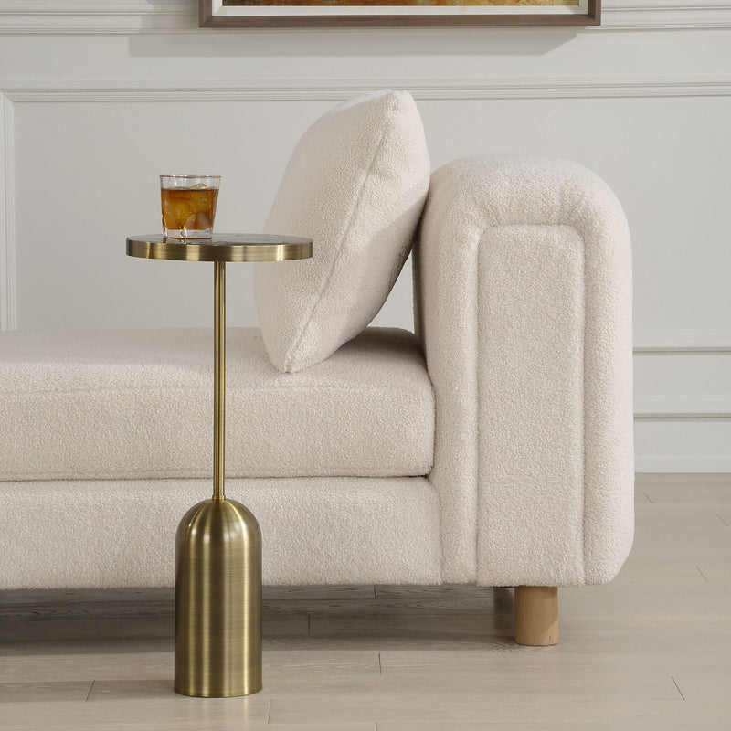 Uttermost - 24173 - Drink Table - Pascal - Brushed Brass Stainless Steel