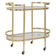 Uttermost - 24246 - Bar Cart - Isabelle - Gold Leaf