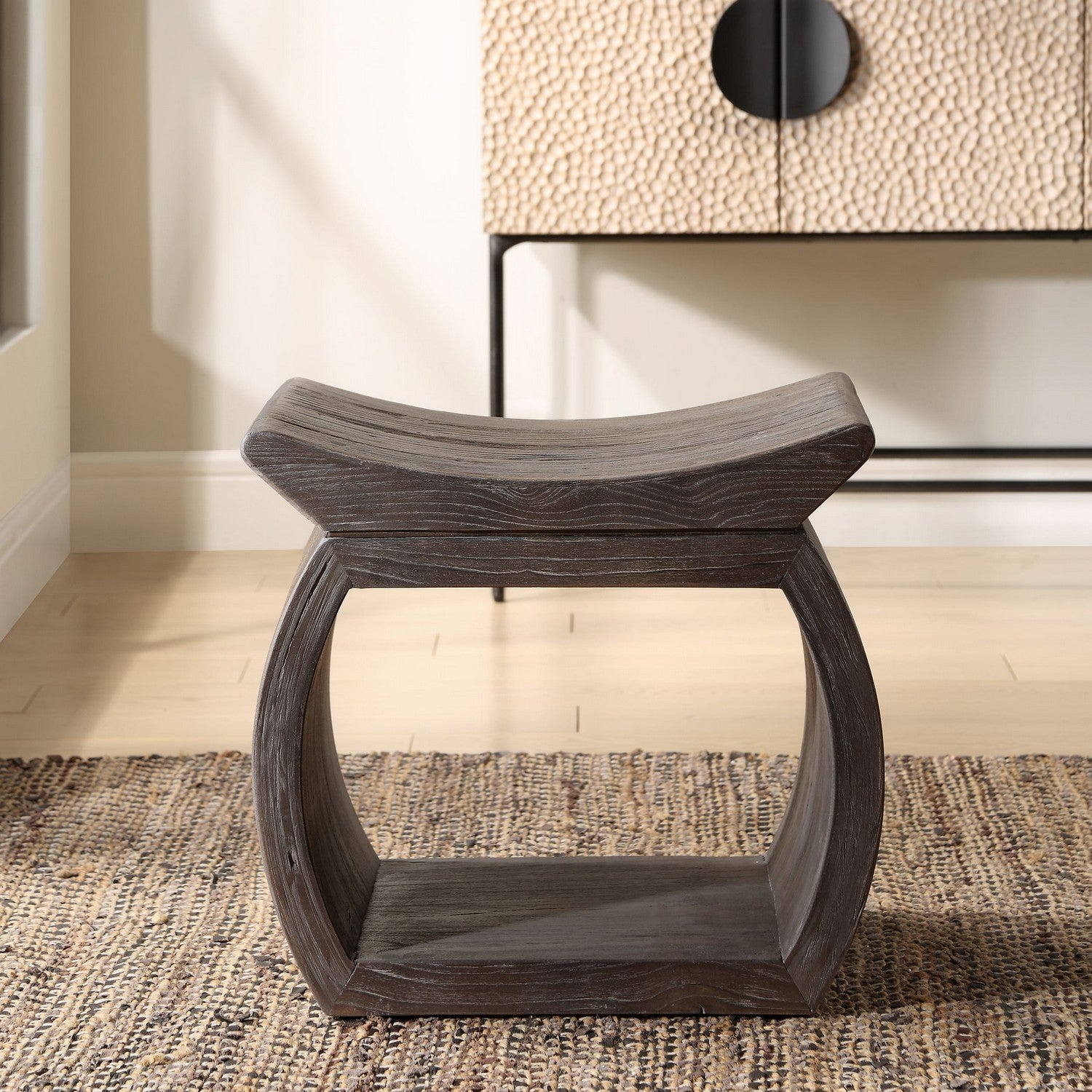 Uttermost - 24401 - Accent Stool - Connor - Solid Wood