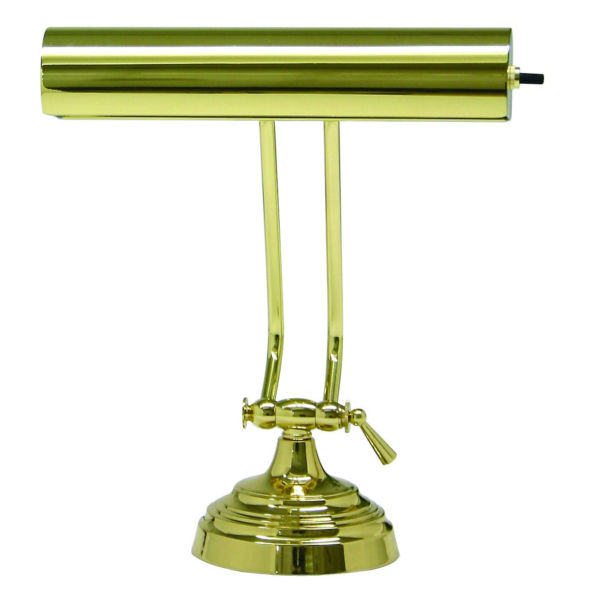 House of Troy - AP10-21-61 - One Light Piano/Desk Lamp - Advent - Polished Brass