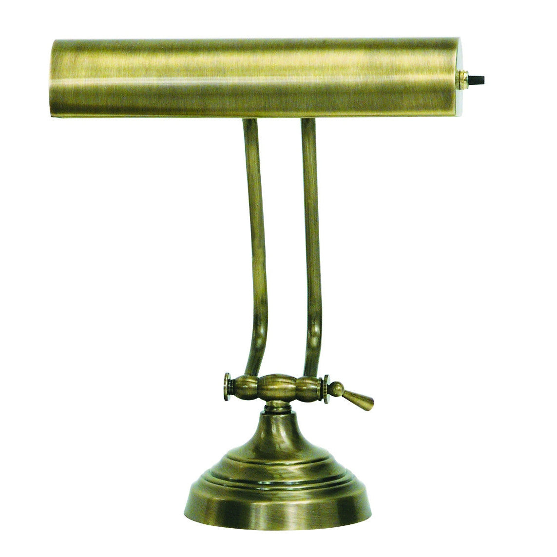 House of Troy - AP10-21-71 - One Light Piano/Desk Lamp - Advent - Antique Brass