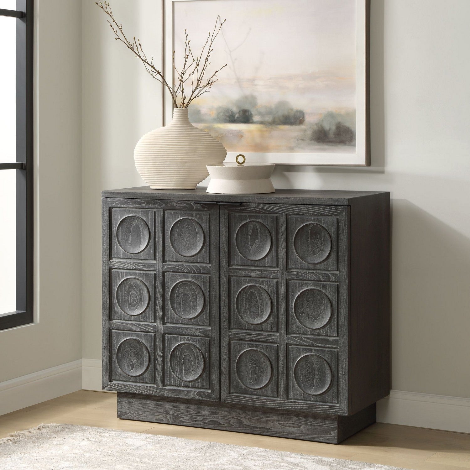 Uttermost - 24426 - Cabinet - Shelby - Ebony Stain