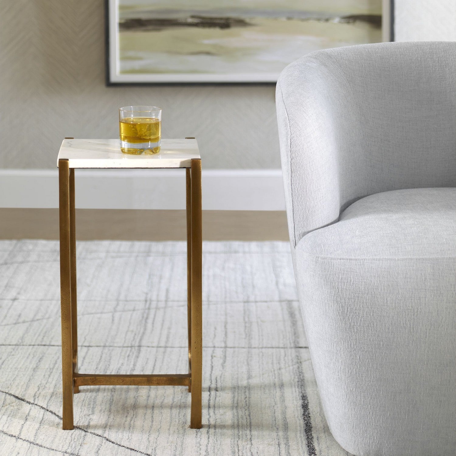 Uttermost - 24995 - Accent Table - Affinity - Antique Gold