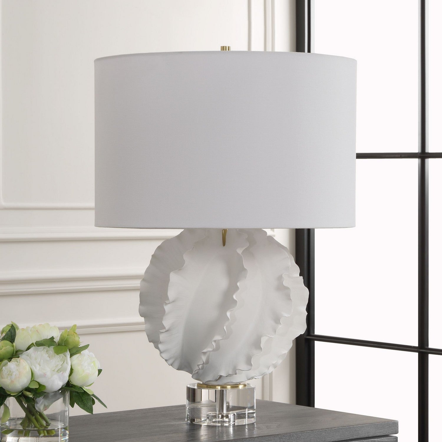Uttermost - 30292 - One Light Table Lamp - Saylor - Satin White