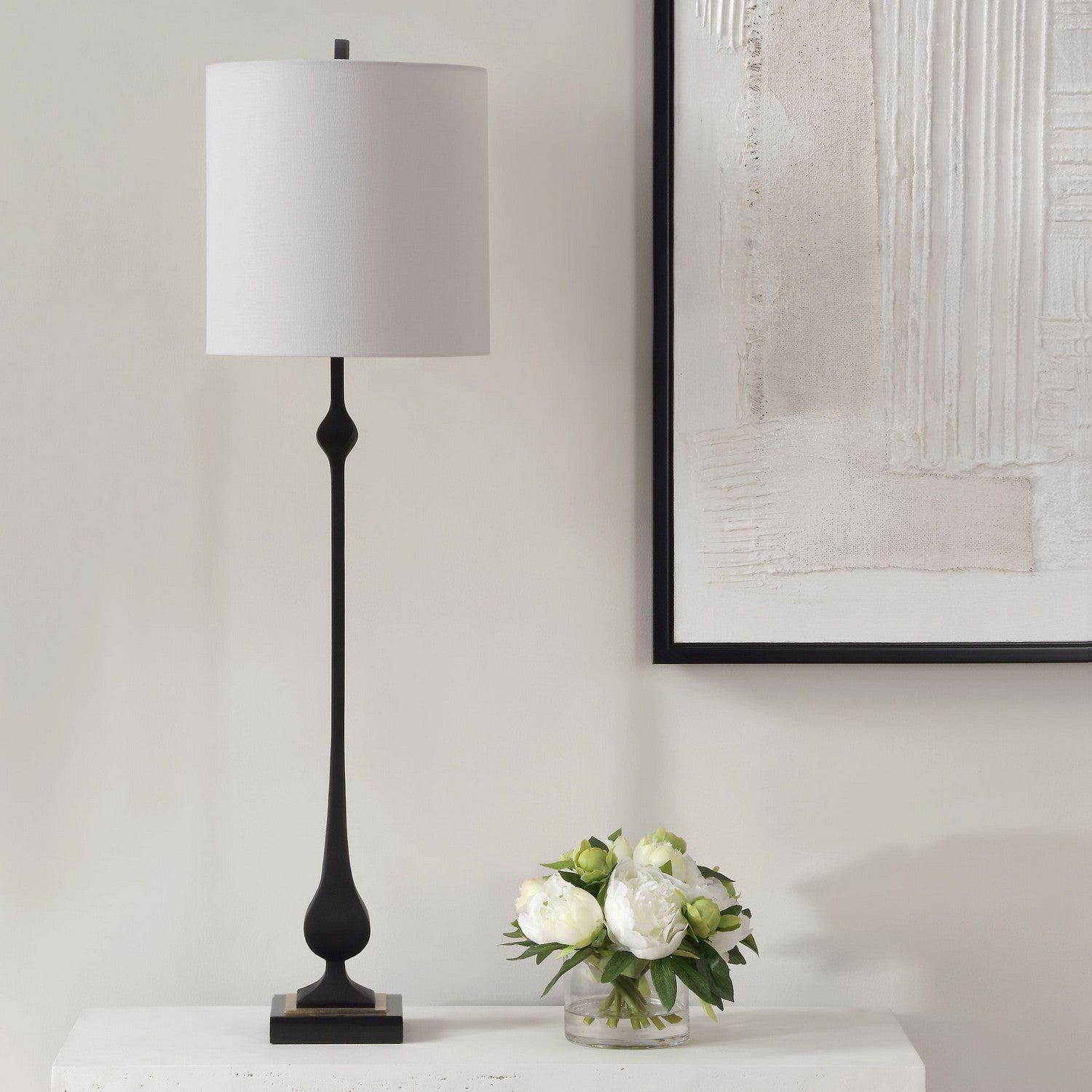 Uttermost - 30356 - One Light Buffet Lamp - Hightower - Antique Brass
