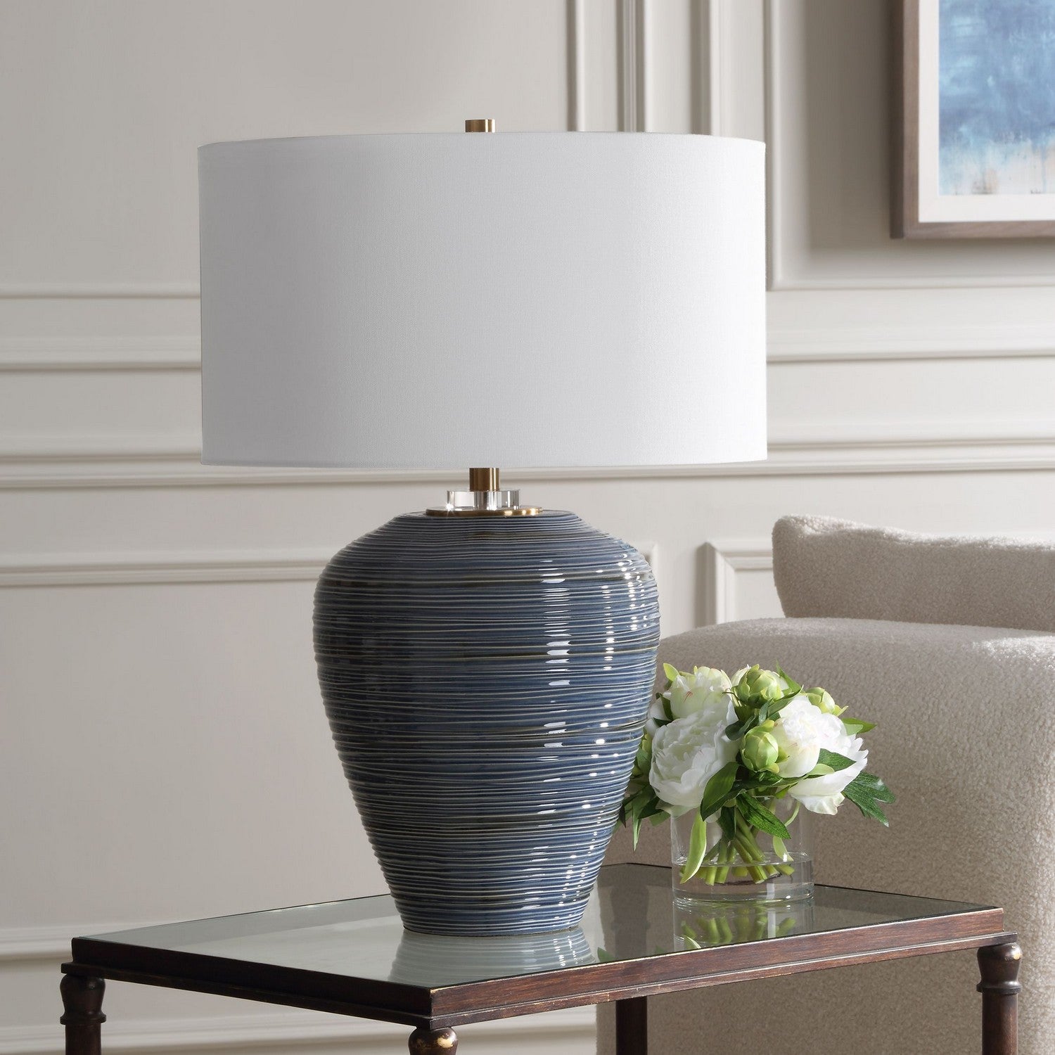 Uttermost - 30359 - One Light Table Lamp - Moher - Brass
