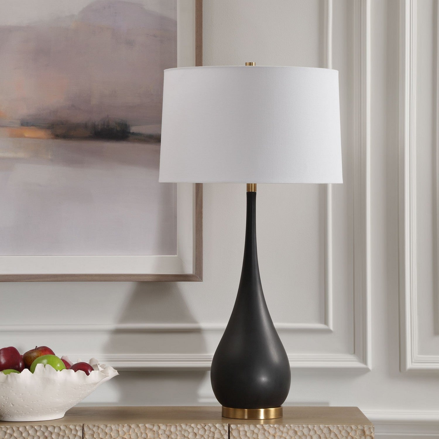 Uttermost - 30360 - One Light Table Lamp - Nocturnal - Brass