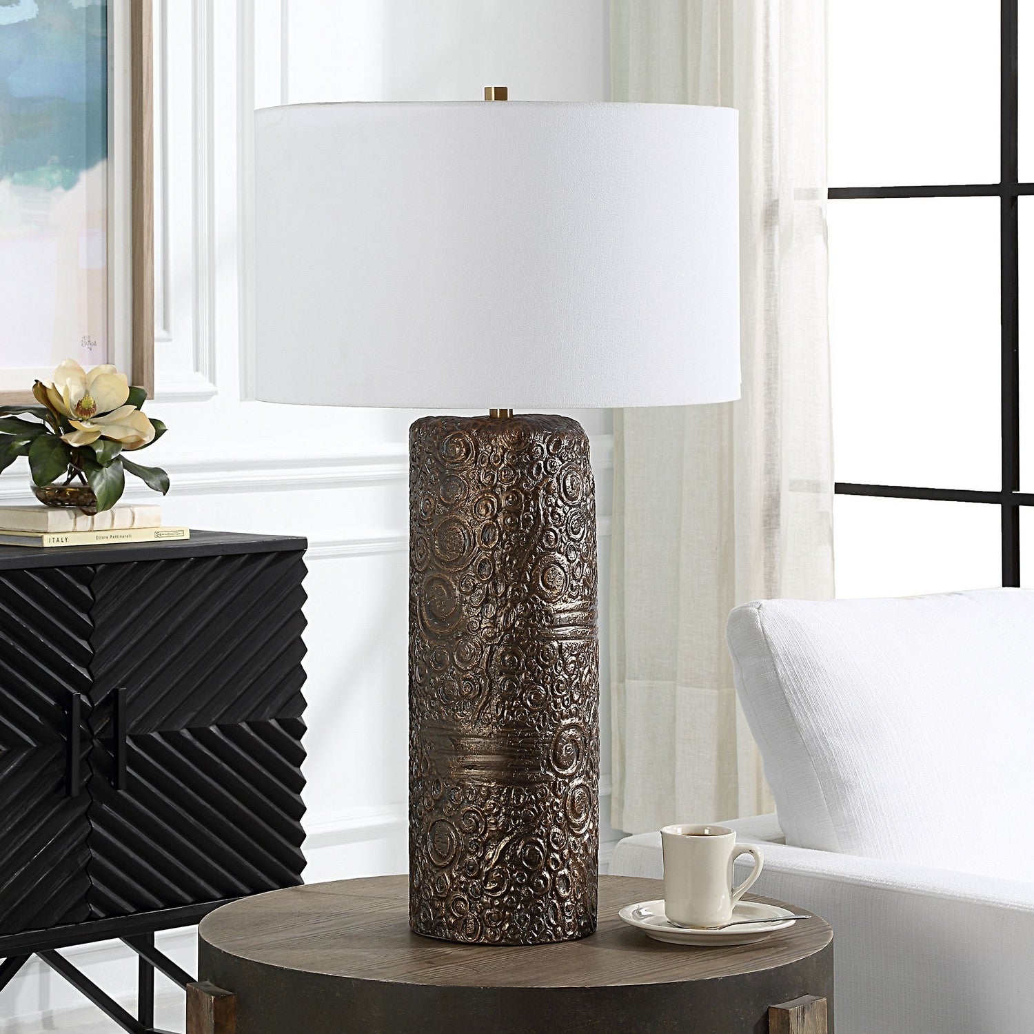 Uttermost - 30361 - One Light Table Lamp - Malaga - Aged Bronze