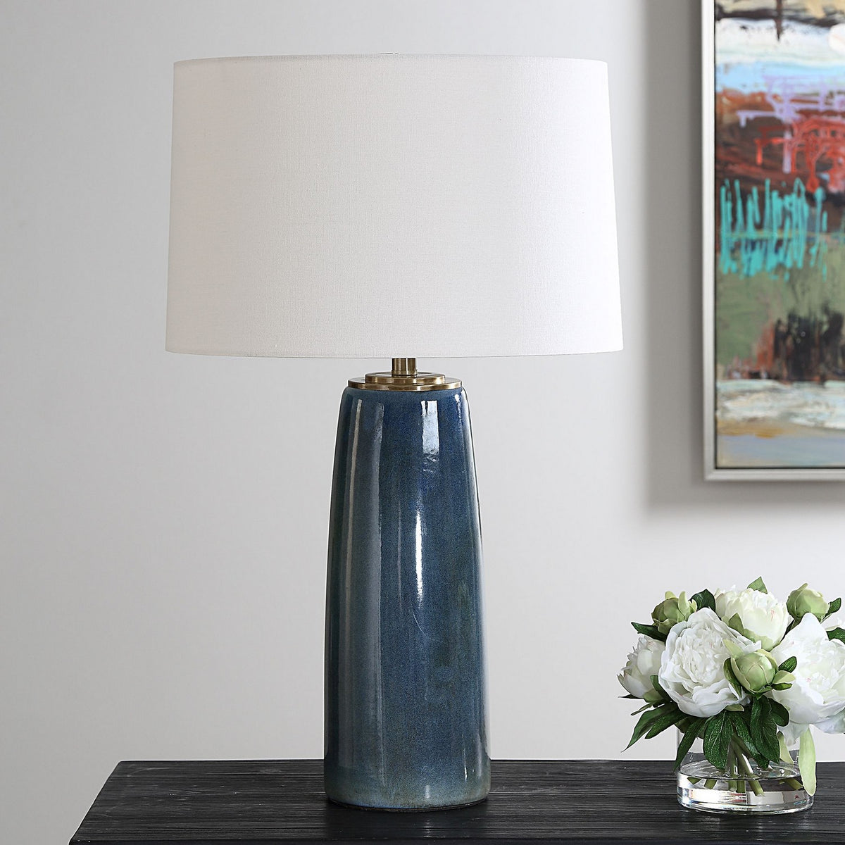Uttermost - 30363-1 - One Light Table Lamp - Submerged - Antique Brass