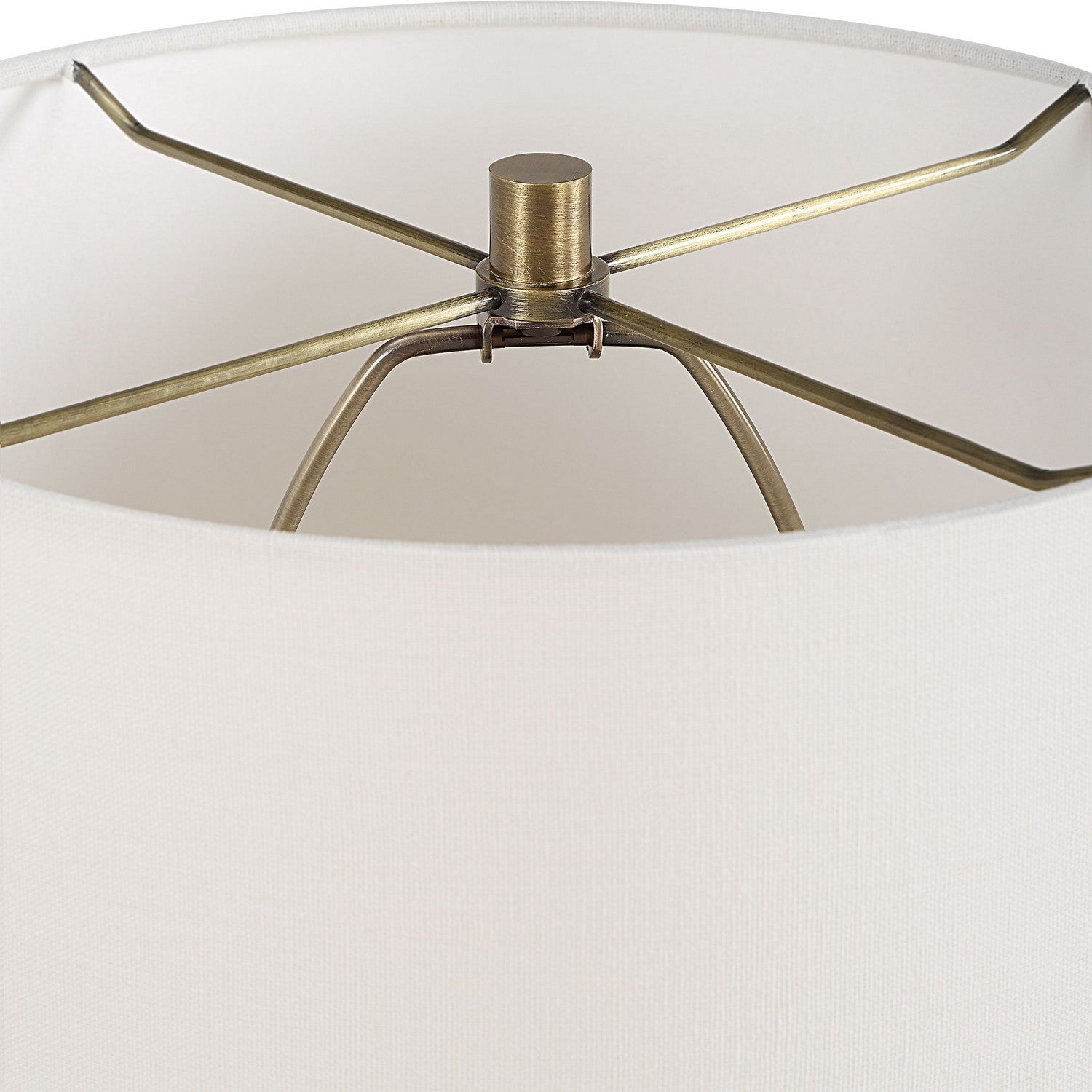 Uttermost - 30364-1 - One Light Table Lamp - Abyss - While Brass