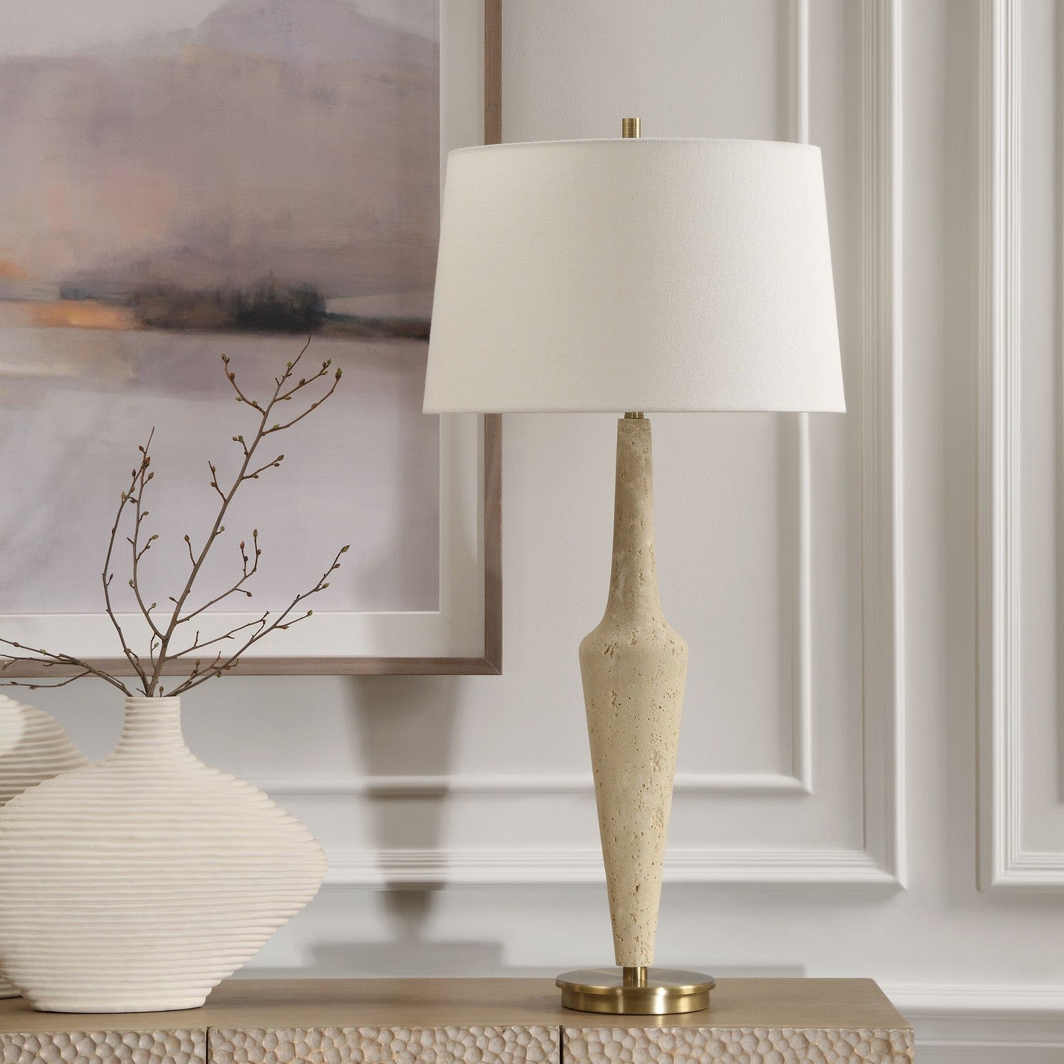Uttermost - 30385 - One Light Table Lamp - Juliet - Antique Brass