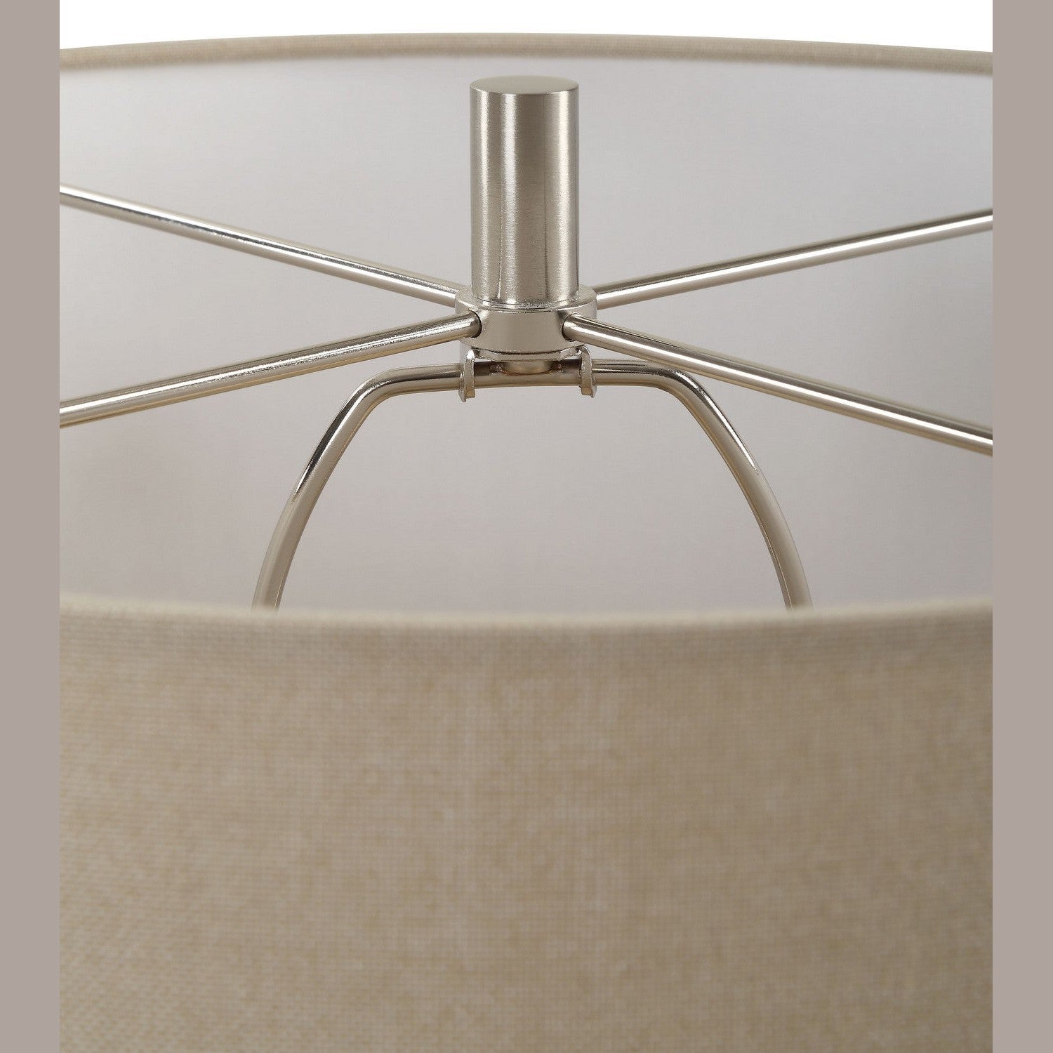 Uttermost - 30396 - One Light Table Lamp - Loch - Brushed Nickel