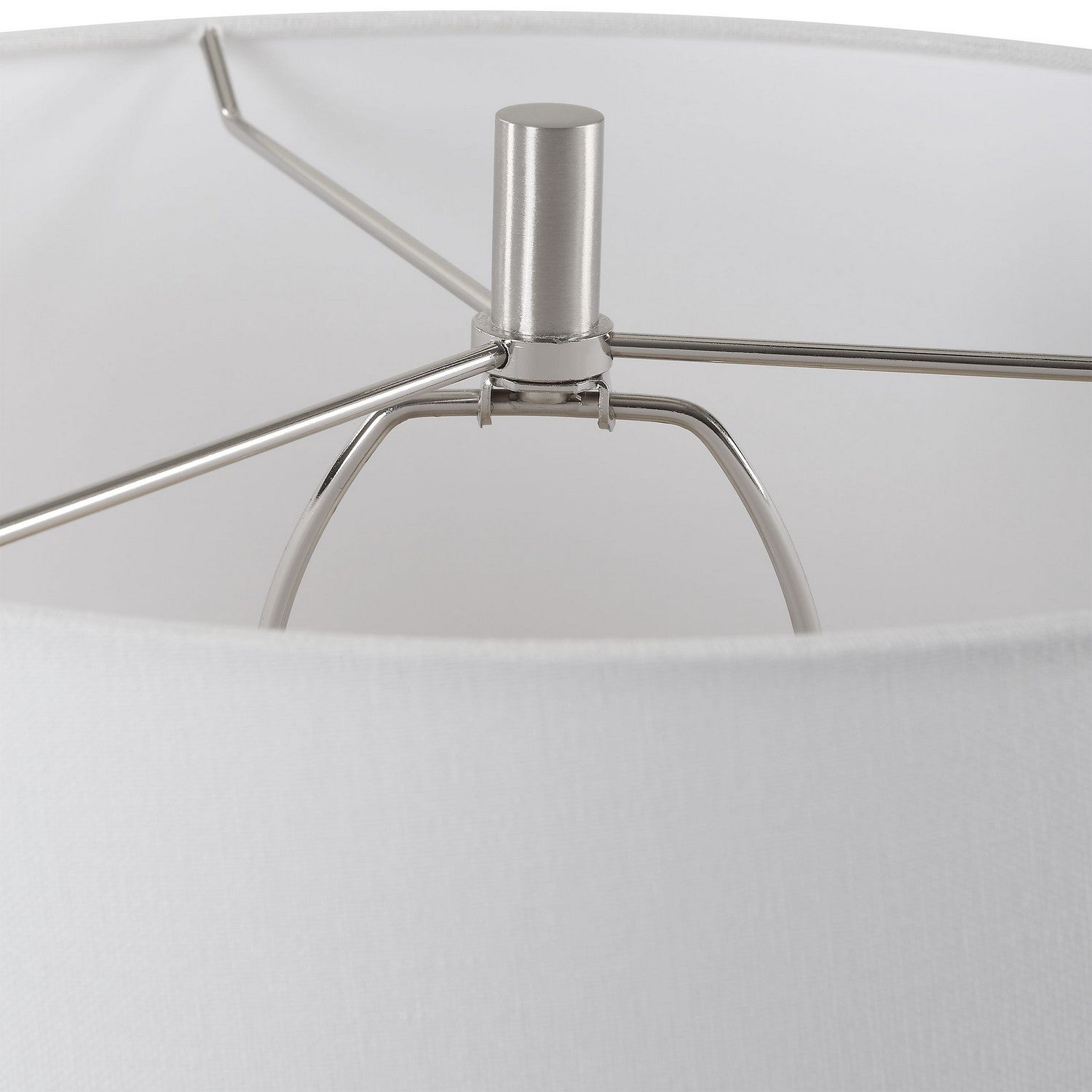 Uttermost - 30397 - One Light Table Lamp - Florero - Brushed Nickel