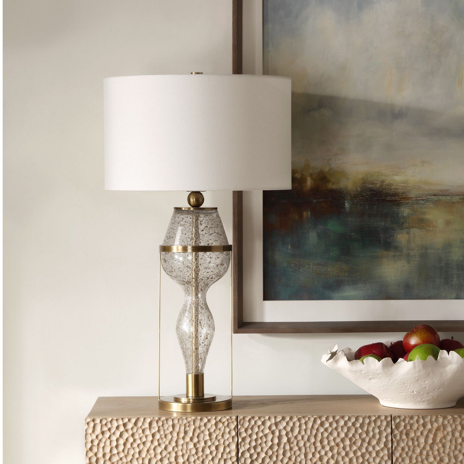 Uttermost - 30405 - One Light Table Lamp - Out Of Time - Antique Brass