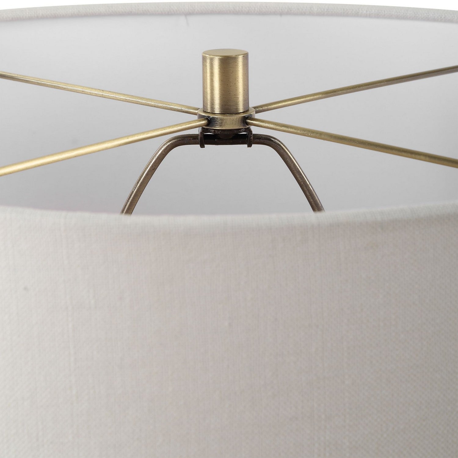 Uttermost - 30412 - One Light Table Lamp - Strata - Antique Brass