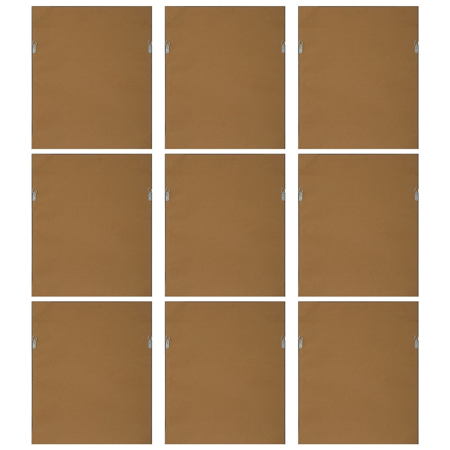 Uttermost - 32339 - Framed Prints, S/9 - Botanical Flowers - Champagne Gold