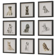 Uttermost - 32344 - Wall Art - Loyal Companion - Black Wood