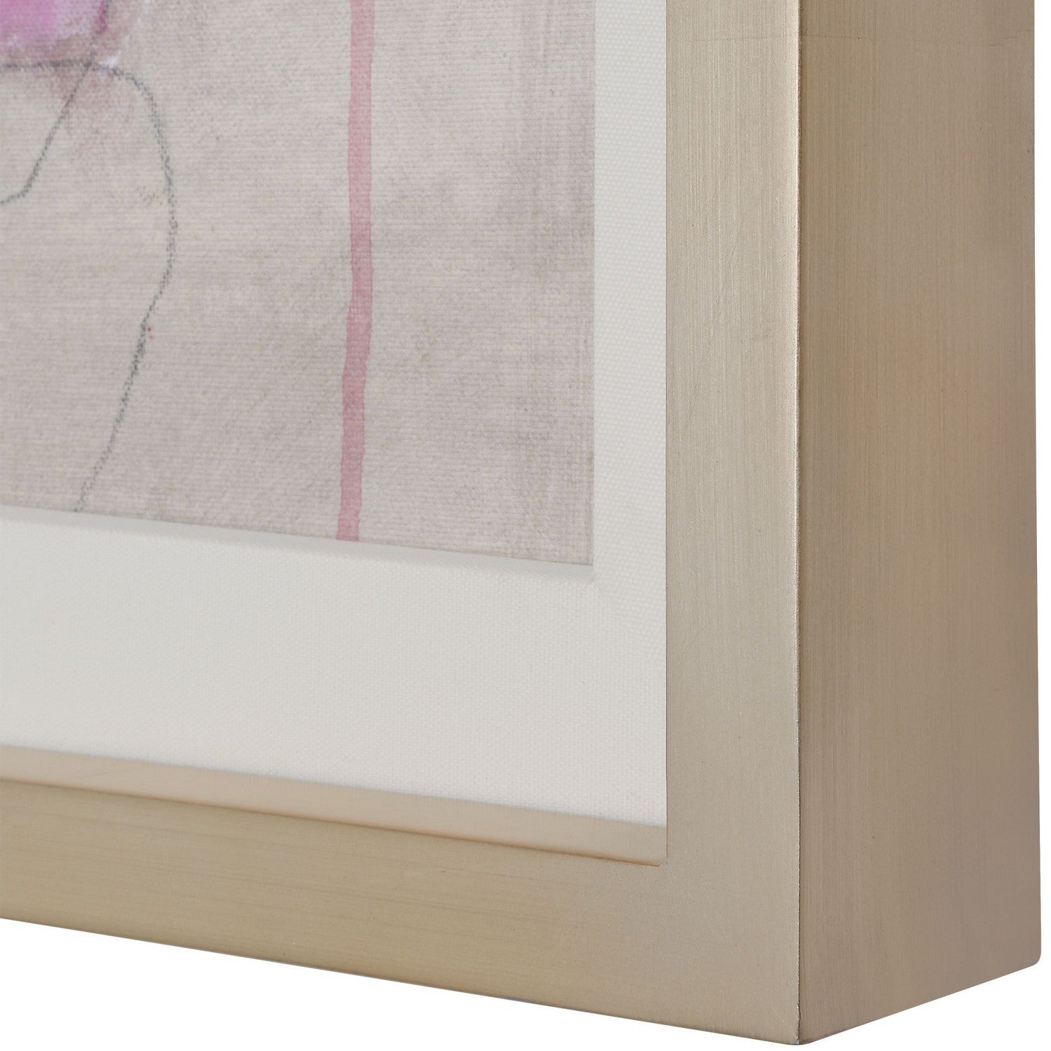 Uttermost - 32351 - Wall Art - Metropolitan Rush - Brushed Champagne Silver