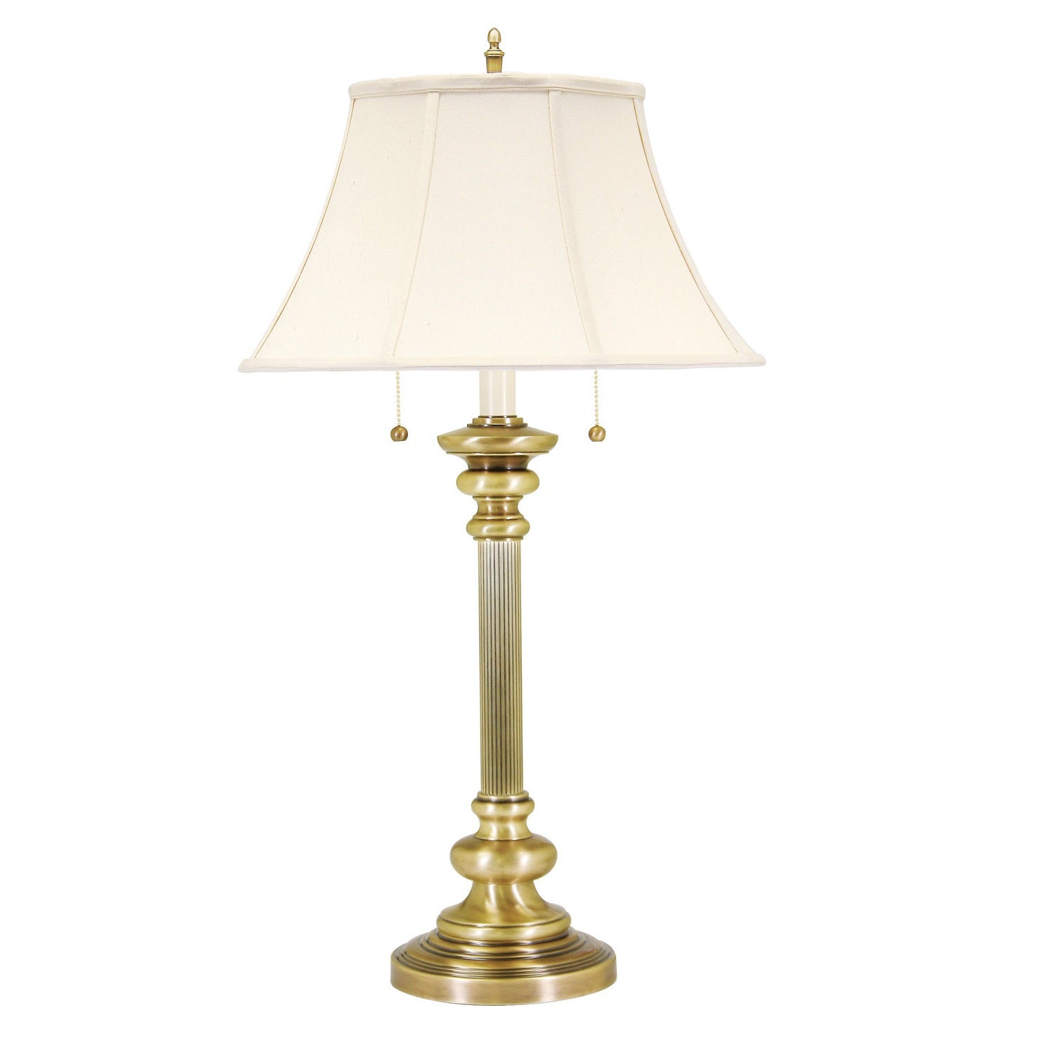 House of Troy - N651-AB - Two Light Table Lamp - Newport - Antique Brass