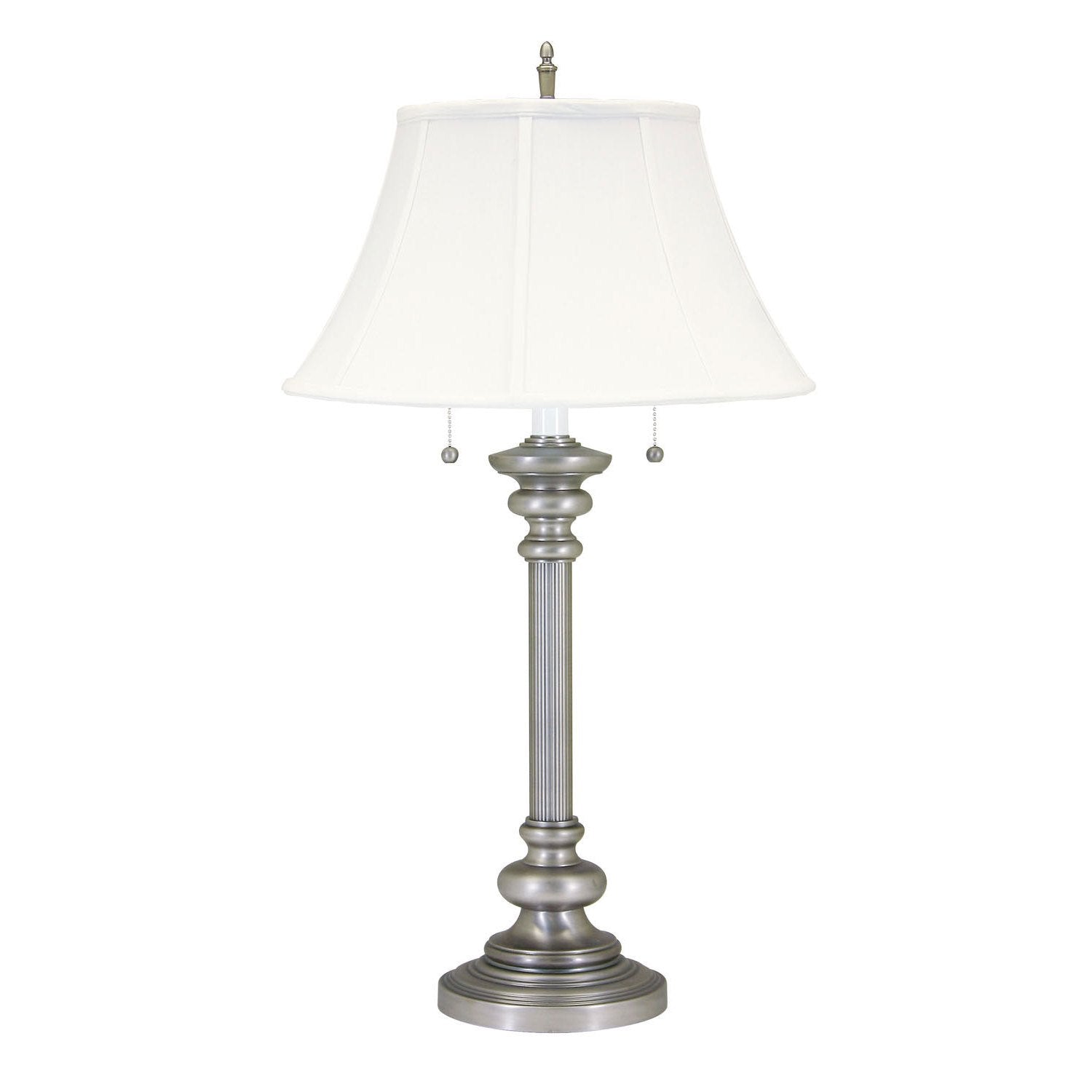House of Troy - N651-PTR - Two Light Table Lamp - Newport - Pewter