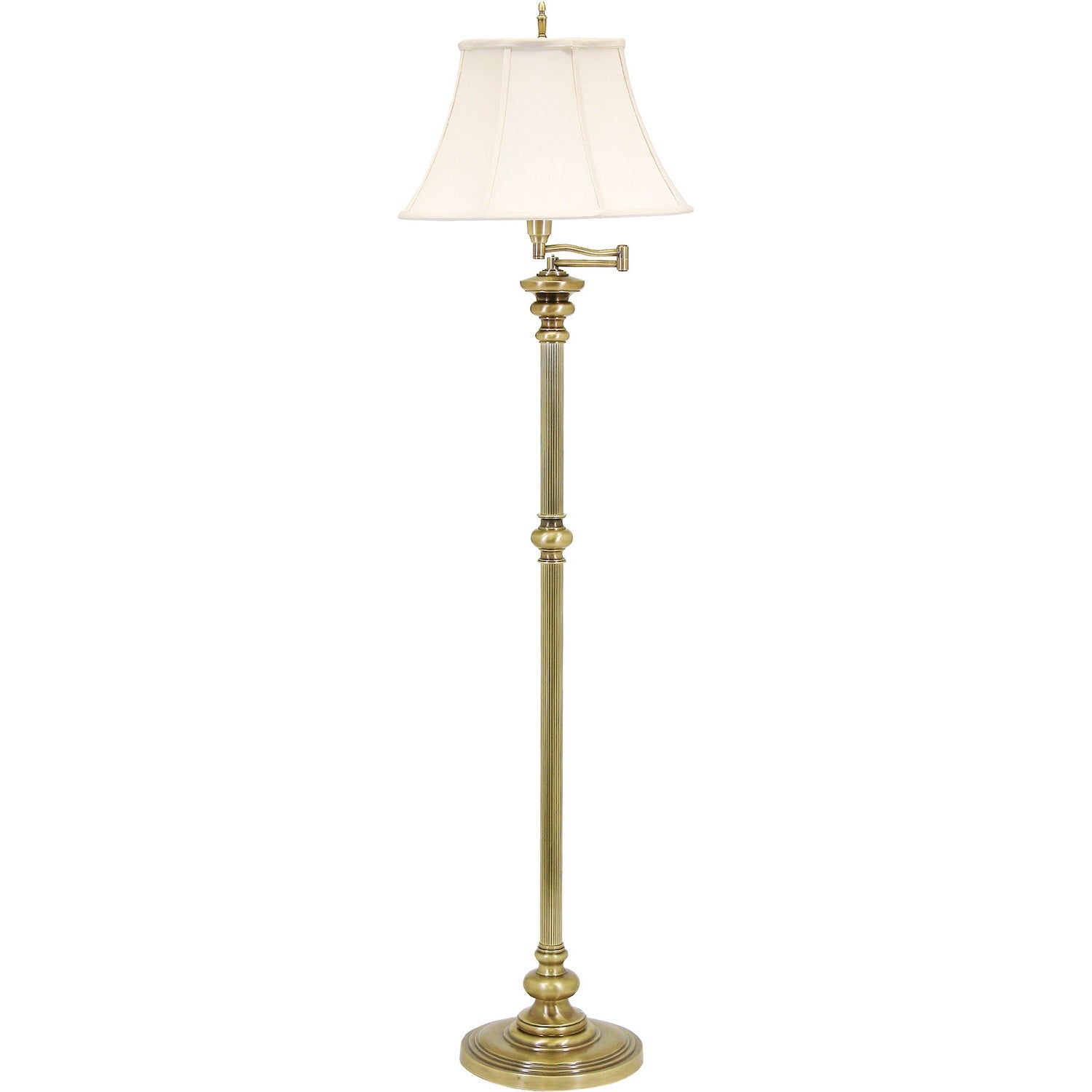 House of Troy - N604-AB - One Light Floor Lamp - Newport - Antique Brass