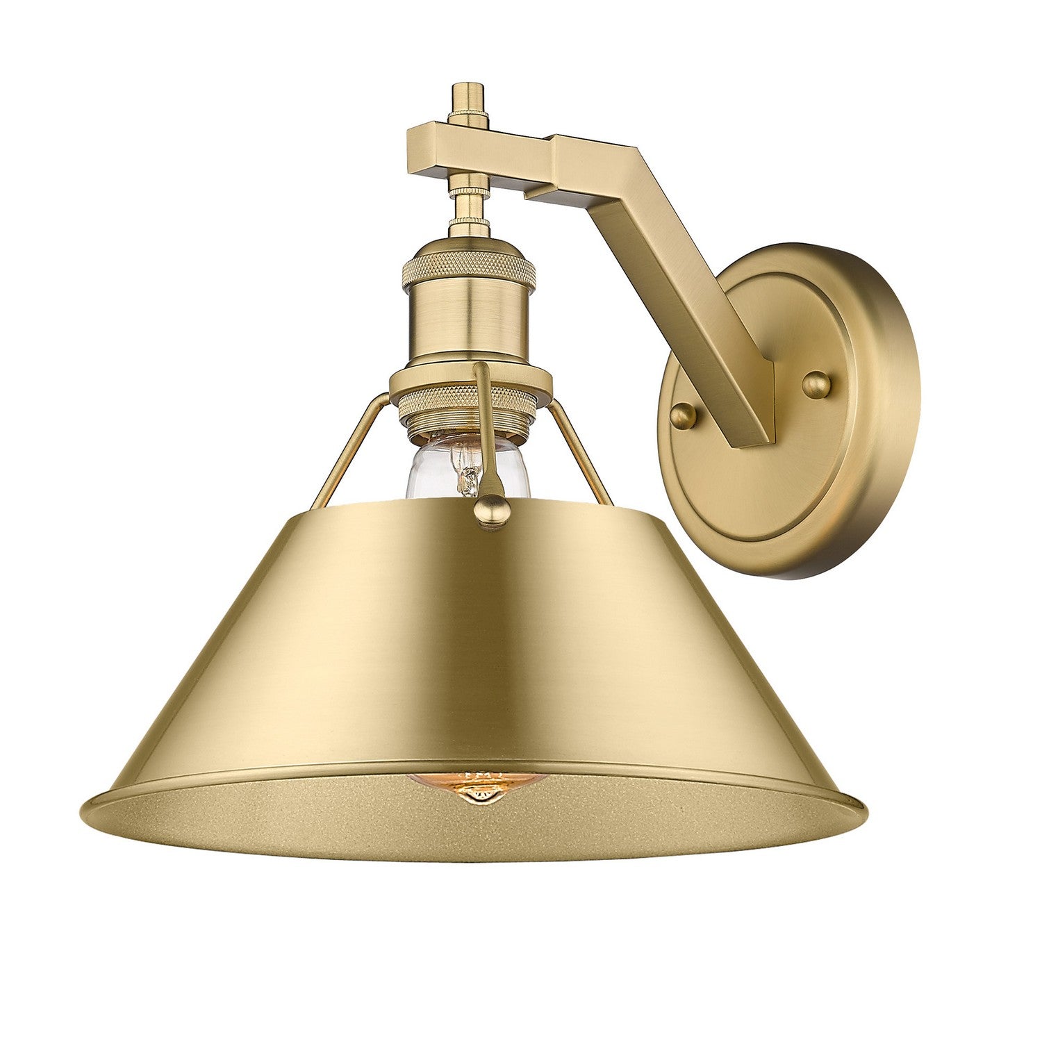 Golden - 3306-1W BCB-BCB - One Light Wall Sconce - Orwell - Brushed Champagne Bronze