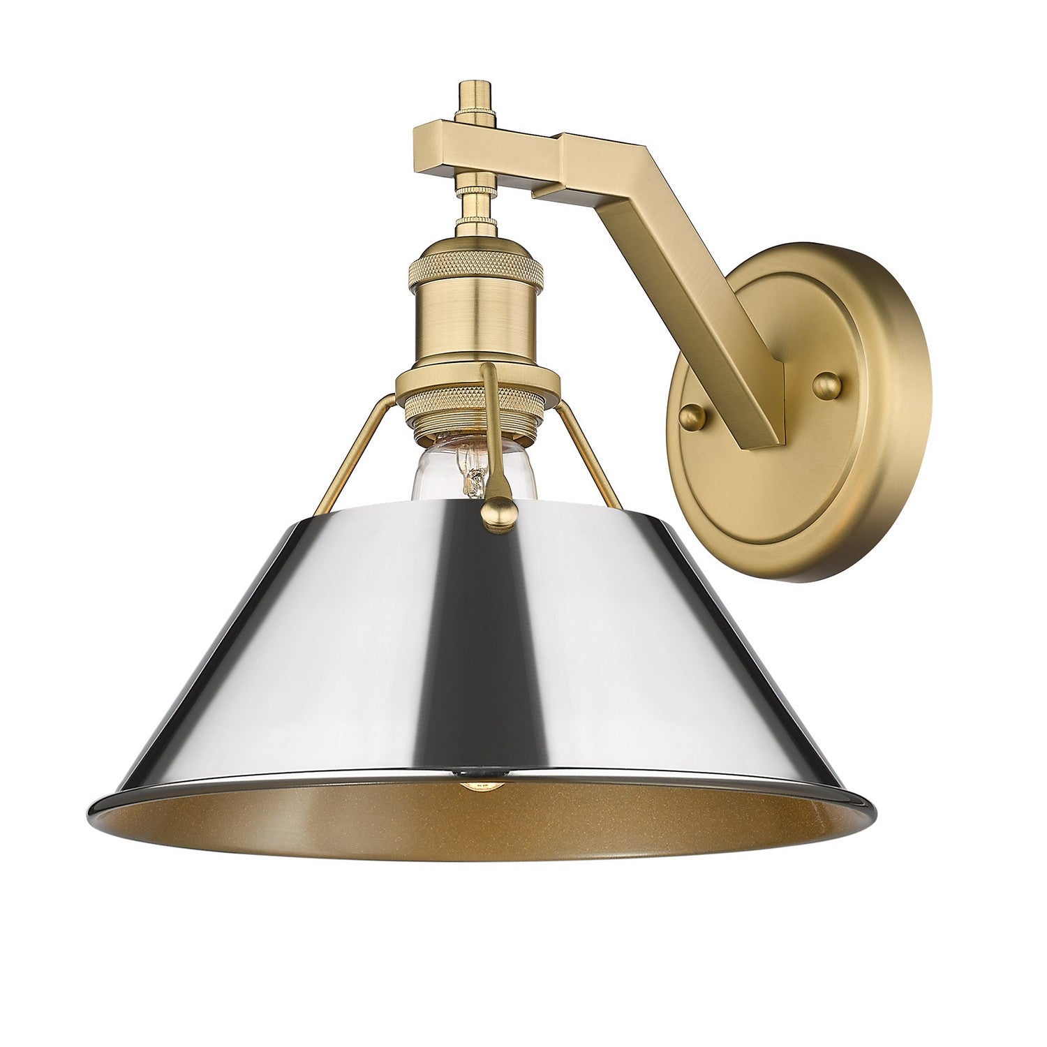 Golden - 3306-1W BCB-CH - One Light Wall Sconce - Orwell - Brushed Champagne Bronze