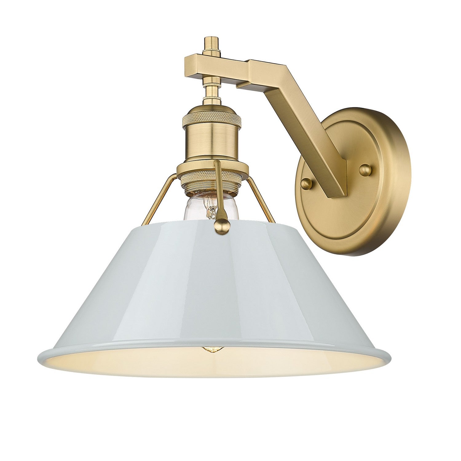 Golden - 3306-1W BCB-DB - One Light Wall Sconce - Orwell - Brushed Champagne Bronze