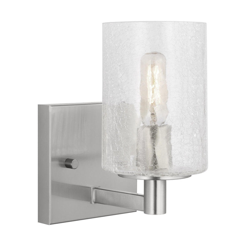 Generation Lighting - GLV1031BS - One Light Wall / Bath Sconce - Parker - Brushed Steel