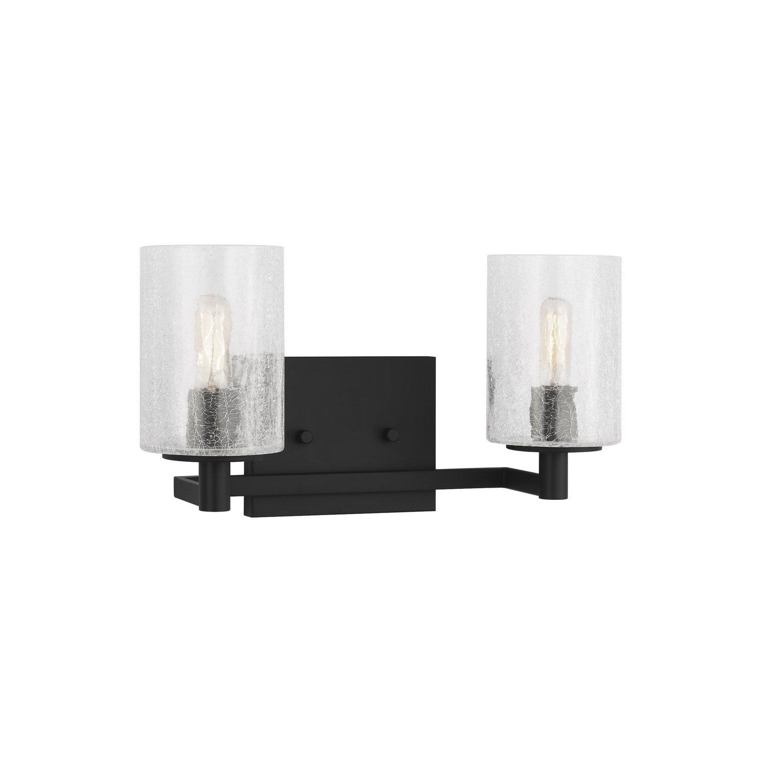 Generation Lighting - GLV1032MBK - Two Light Wall / Bath - Parker - Midnight Black