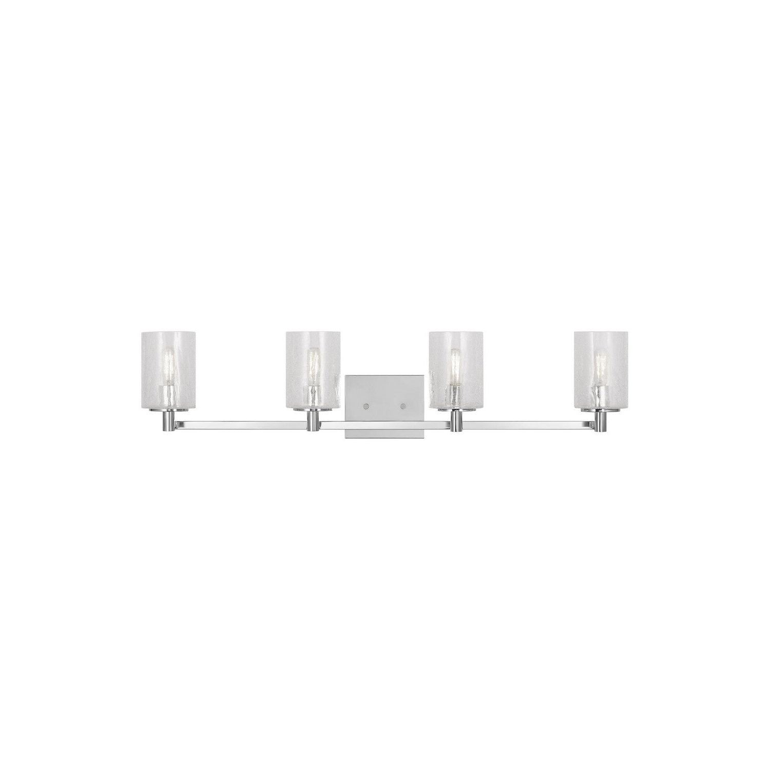 Generation Lighting - GLV1034CH - Four Light Wall / Bath - Parker - Chrome