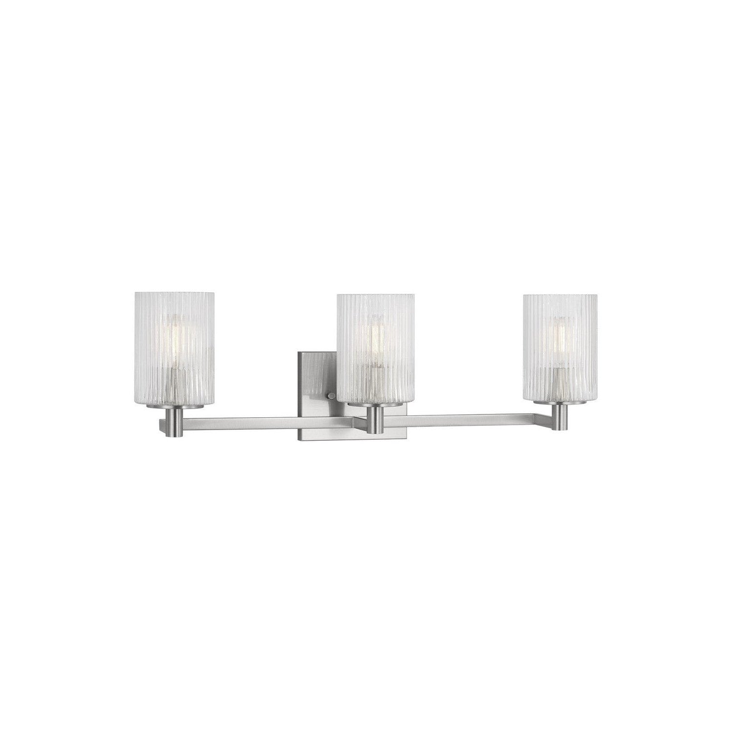 Generation Lighting - GLV1043BS - Three Light Wall / Bath - Lando - Brushed Steel