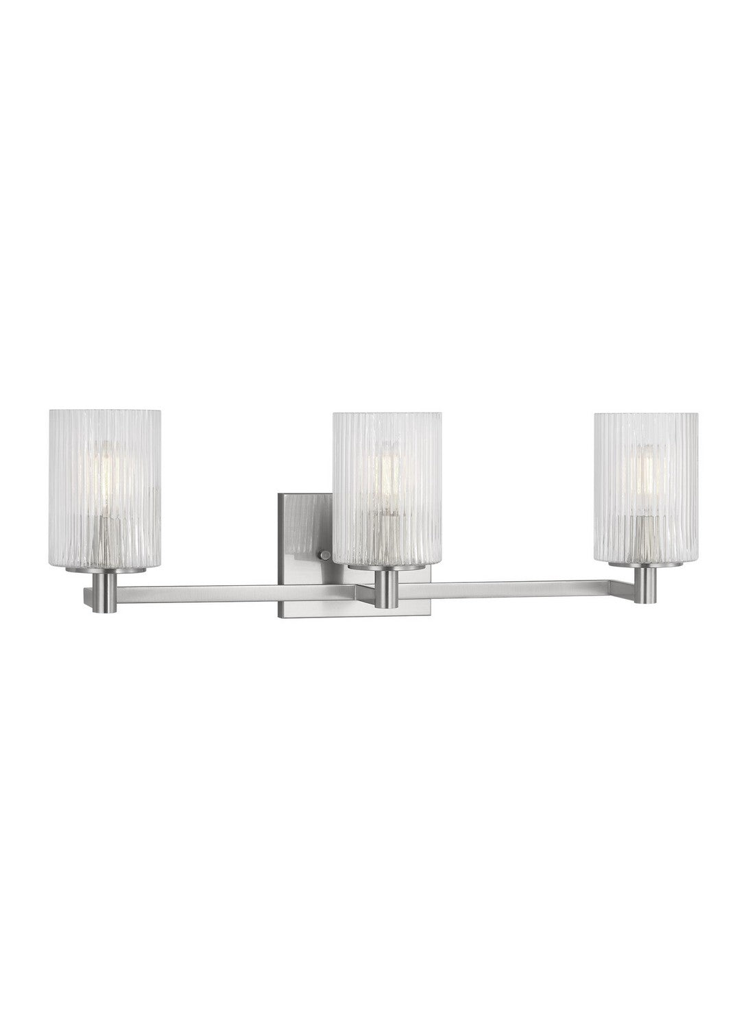 Generation Lighting - GLV1043BS - Three Light Wall / Bath - Lando - Brushed Steel