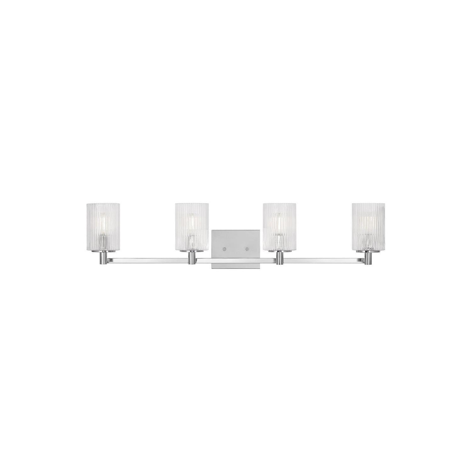 Generation Lighting - GLV1044CH - Four Light Wall / Bath - Lando - Chrome