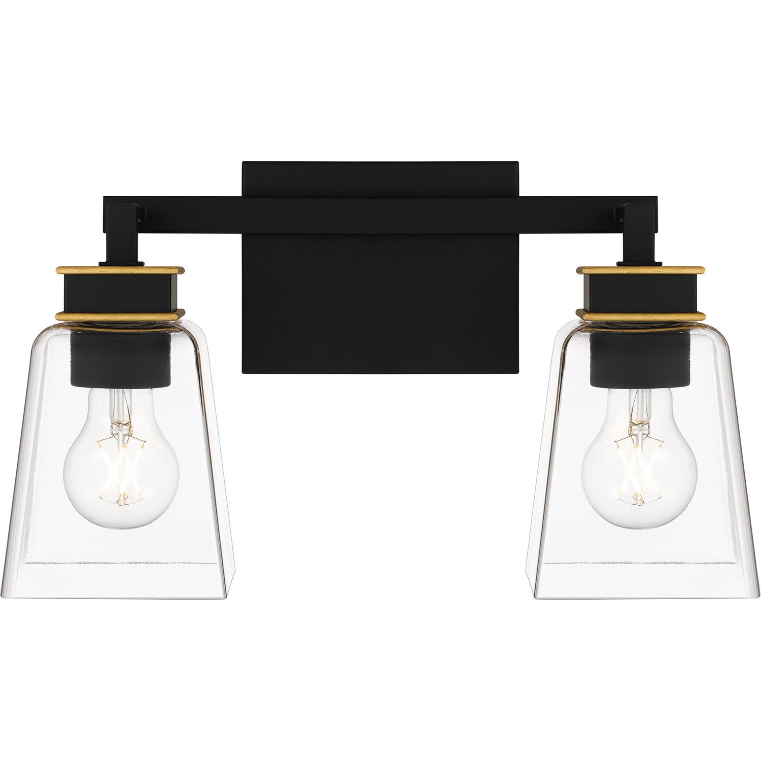 Quoizel - ALY8615MBK - Two Light Bath - Almany - Matte Black
